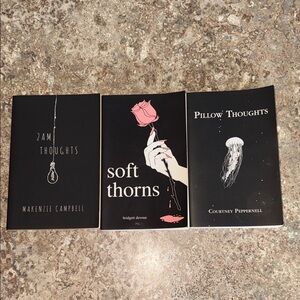 Set of Three Poetry Books